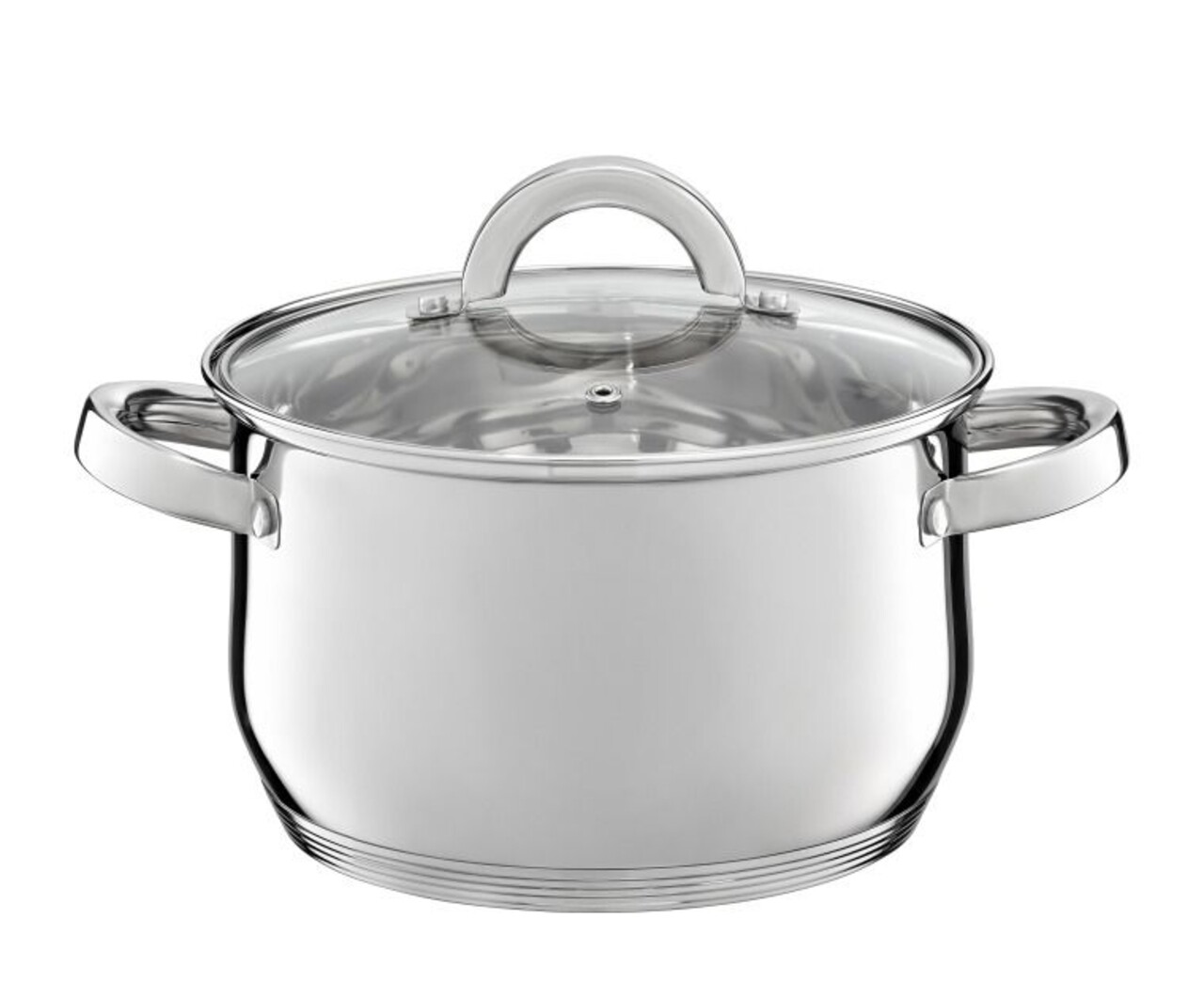 Oala cu capac Berry, Ambition, 18 cm, 2.5 L, inox/sticla temperata - imagine 4